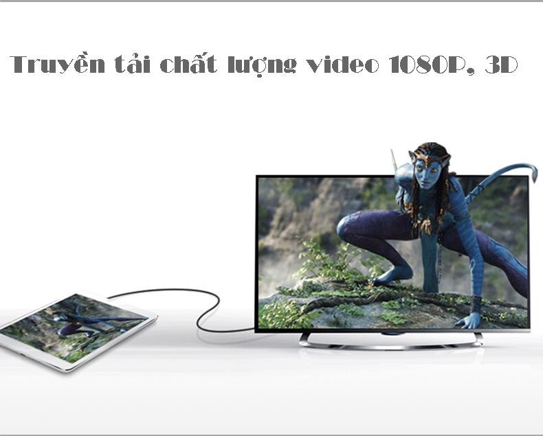 Cáp chuyển đổi Micro HDMI sang HDMI chất lượng Full HD