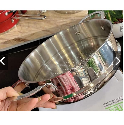 Xửng hấp FASTER 24cm (inox 304 cao cấp) Hàng Chính Hãng