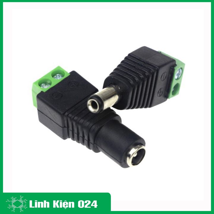 Jack nối nguồn DC đực 5.5x2.1mm