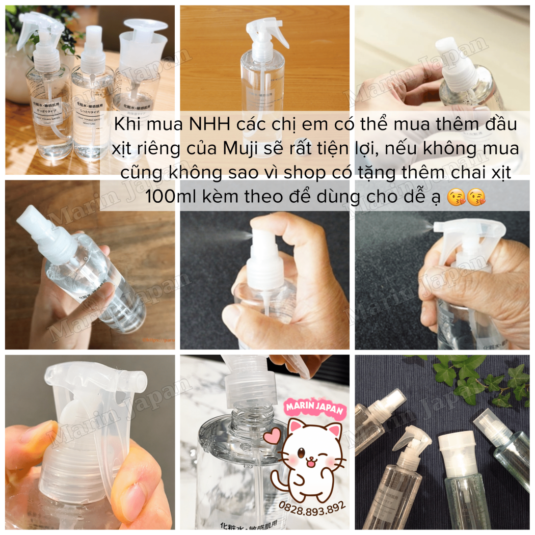 Đầu Vòi Xịt Muji Spray Head Nhật Bản
