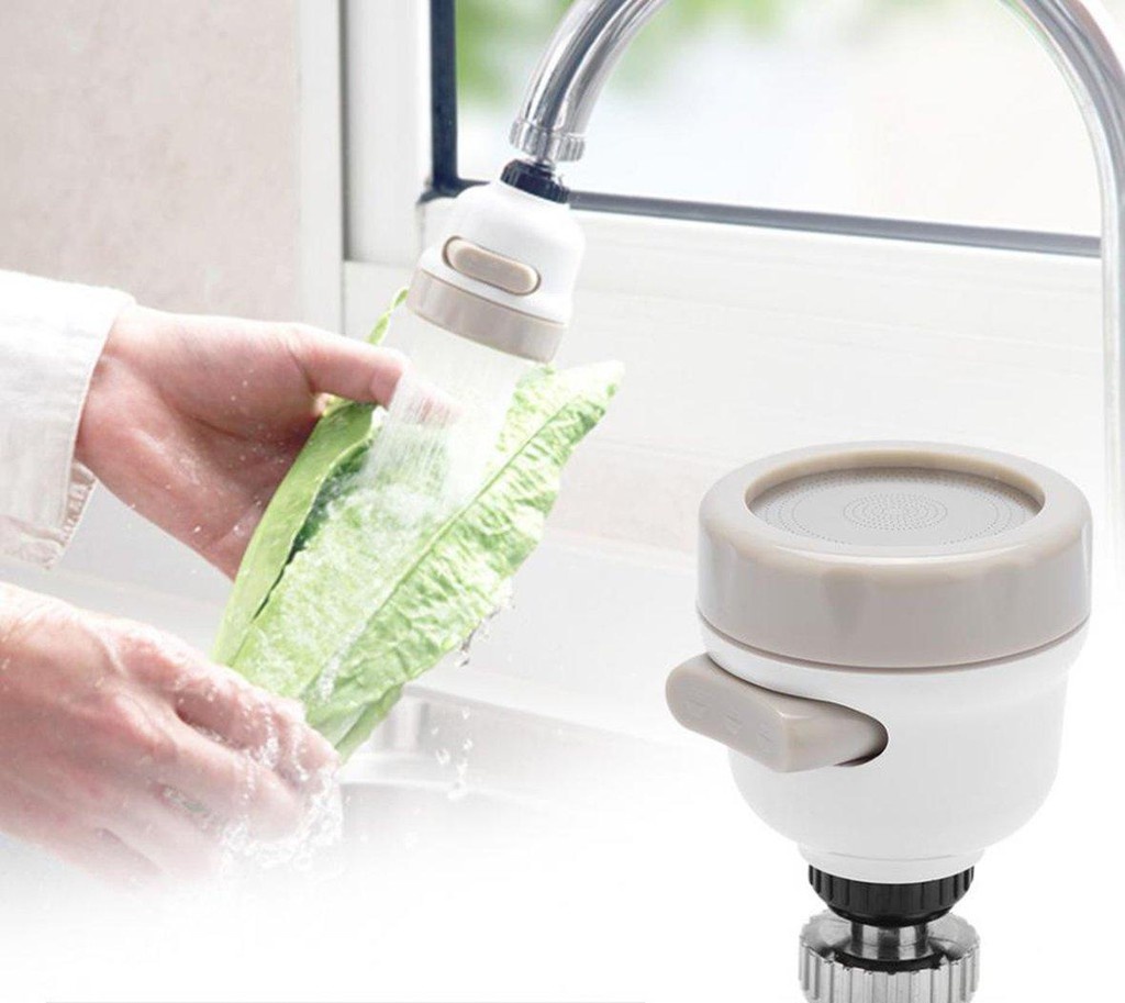Vòi rửa chén tăng áp đầu xoay 360
