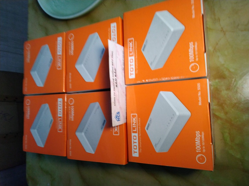 Bộ chia mạng toto link s505 5 cổng 10/100