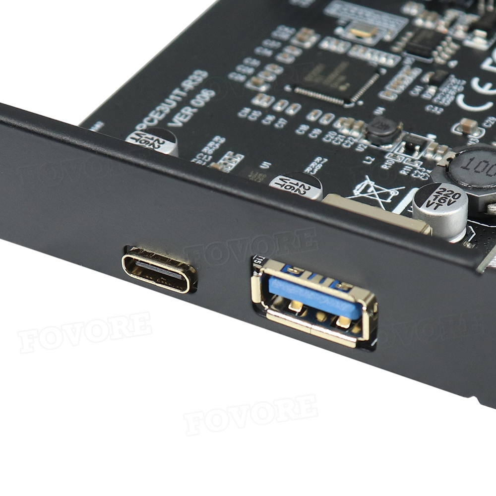 USB 3.1 PCI express card adapter USB3.1 Type C 19pin 19 pin Front 3.0 PCI-e controller USB3 pcie x1 converter Expansion Card
