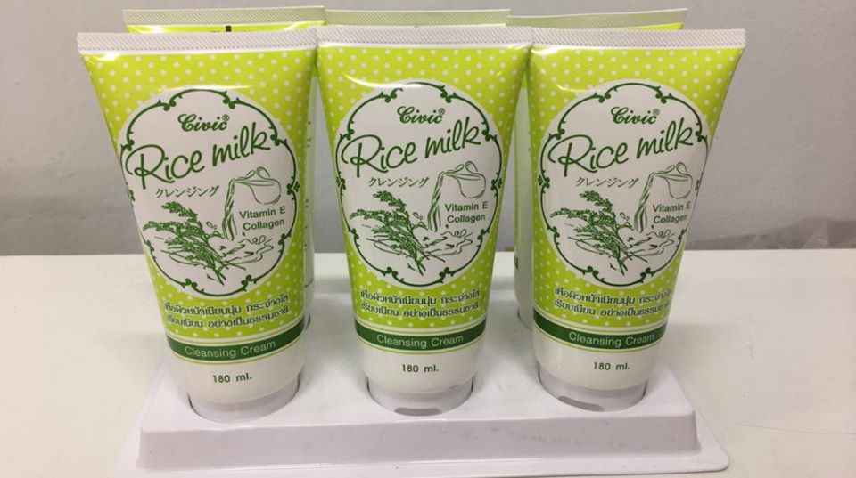 [HCM]SỮA RỬA MẶT GẠO CIVIC RICE MILK THÁI LAN 180ML
