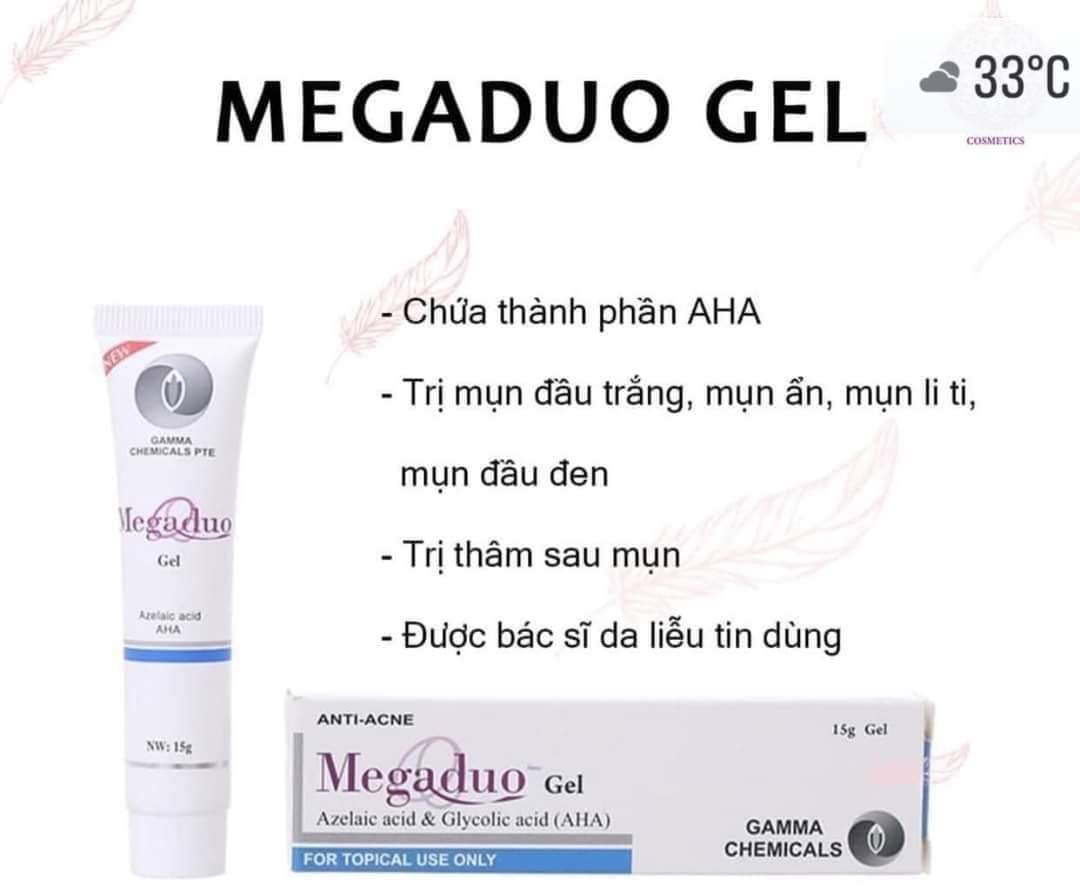Gel trị mụn và vết thâm Megaduo Gel
