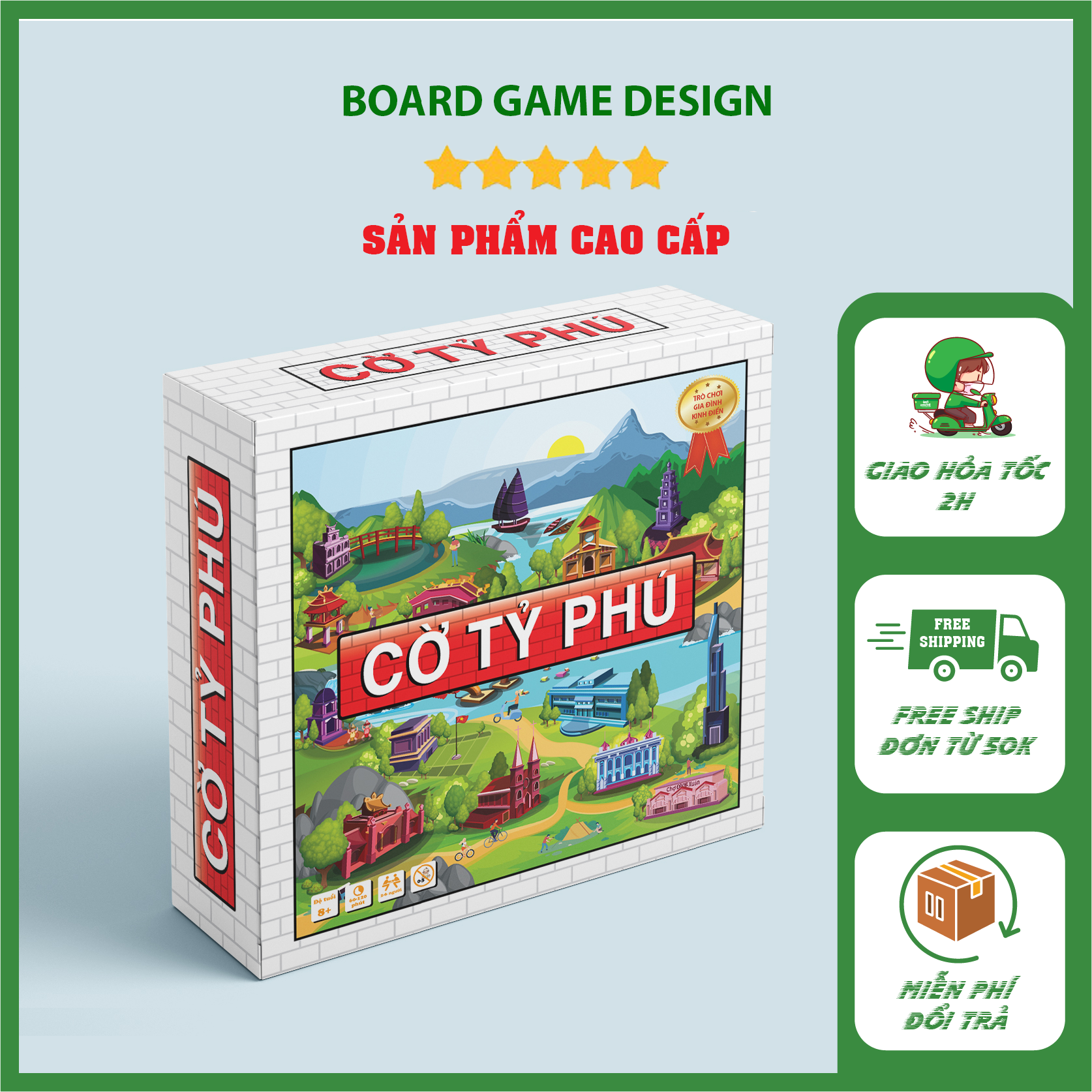 Cờ Tỷ Phú Việt Nam - Phiên bản cao cấp