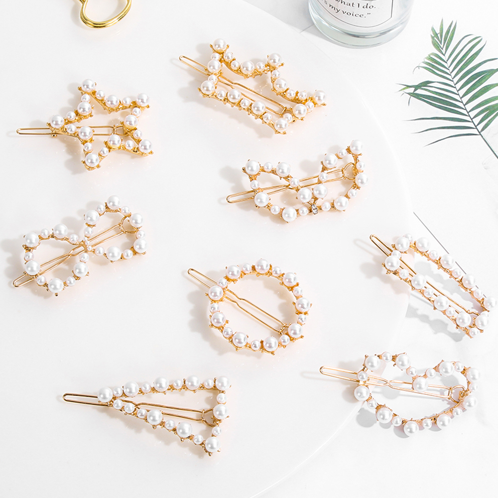 Kẹp tóc - Combo 4 kẹp ngọc trai siêu xinh (SET 4 CÁI)