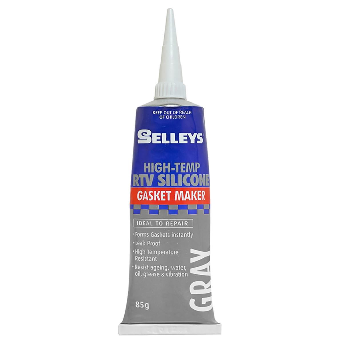 Keo thế ron Selleys Grey High-temp RTV Silicone 85gr