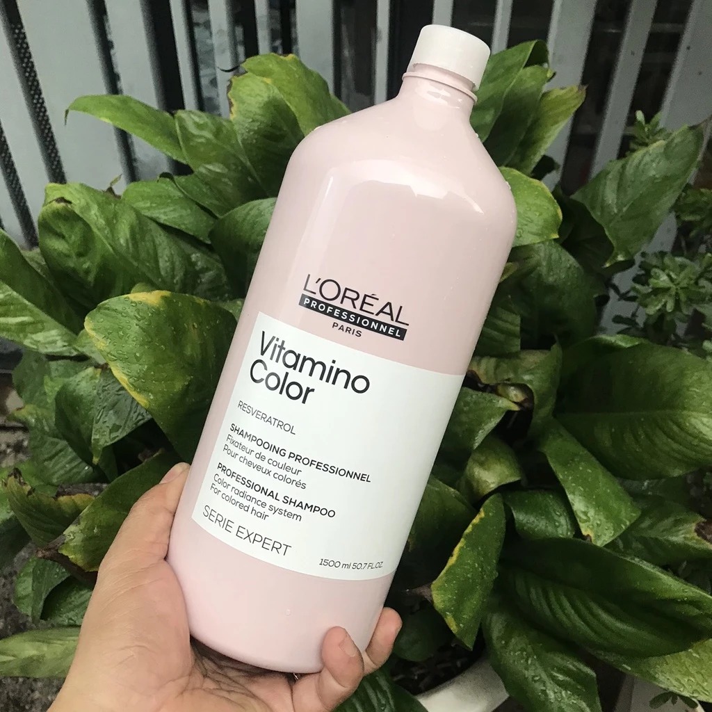 Dầu gội L'oreal Vitamino dưỡng màu tóc nhuộm 1500ml