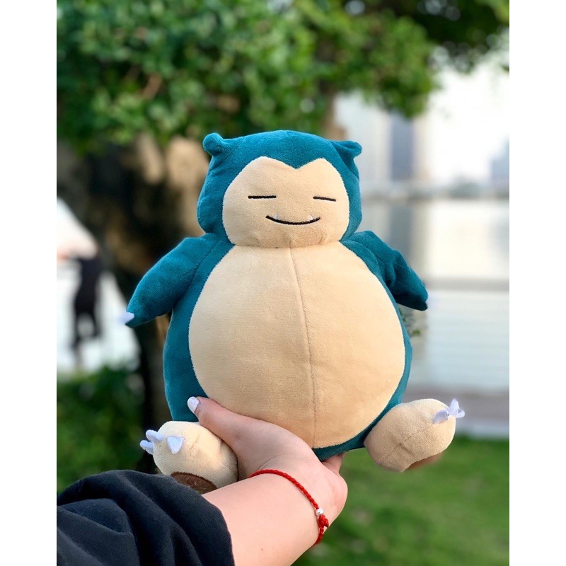 Gấu bông pokemon snorlax - thú bông kabigon mê ngủ vải nhung mềm mịn, hàng chính hãng