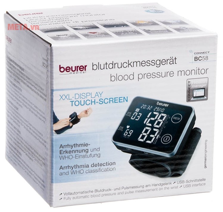 [HCM]Máy đo huyết áp cổ tay Beurer BC58