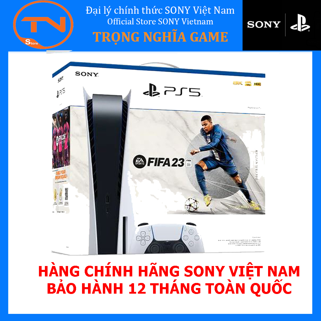 Máy ps5 sony playstation 5 standard edition chính hãng sony việt nam + đĩa game fifa 23