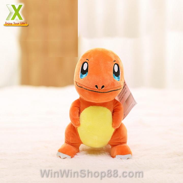 Gấu bông Charmander - Khủng Long Lửa 12cm cute đáng yêu TNB216