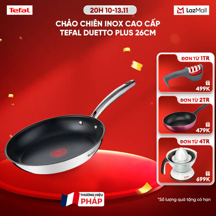Chảo chiên Inox 18/10 cao cấp Tefal Duetto…