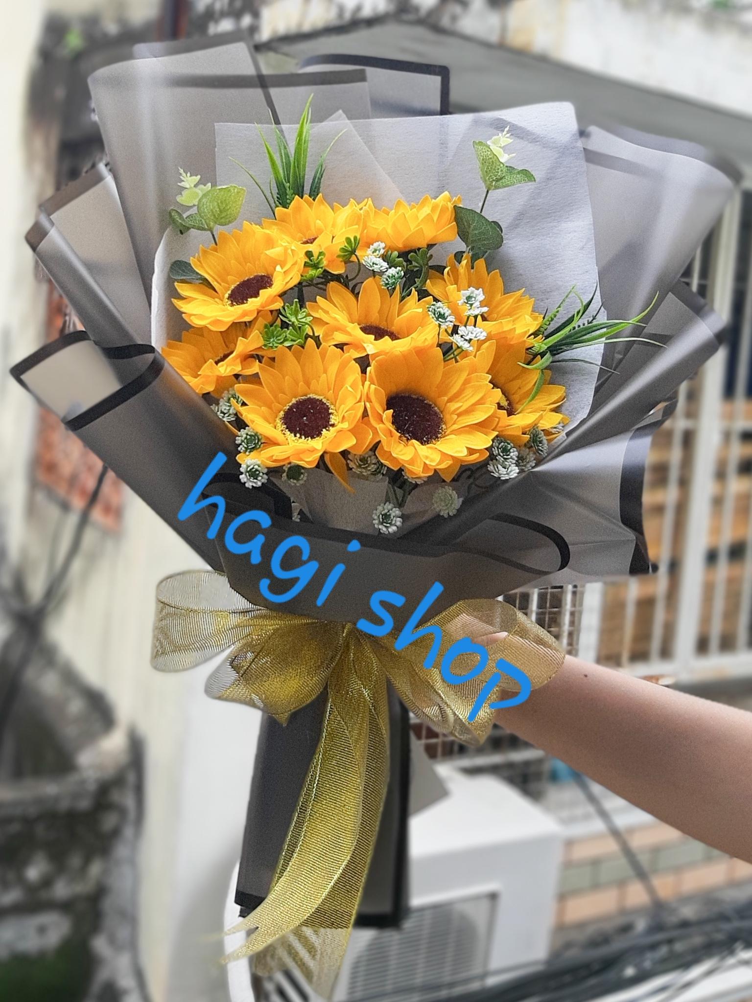 Hóa sap hướng dương bó 15 bông