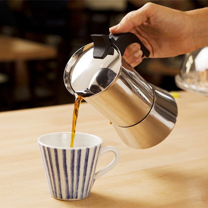 Ấm pha cà phê bếp từ, bình pha cafe Bialetti Venus (inox)