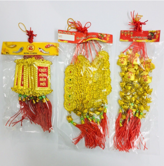Combo sỉ 100 dây treo, liễng trang trí tết 2024