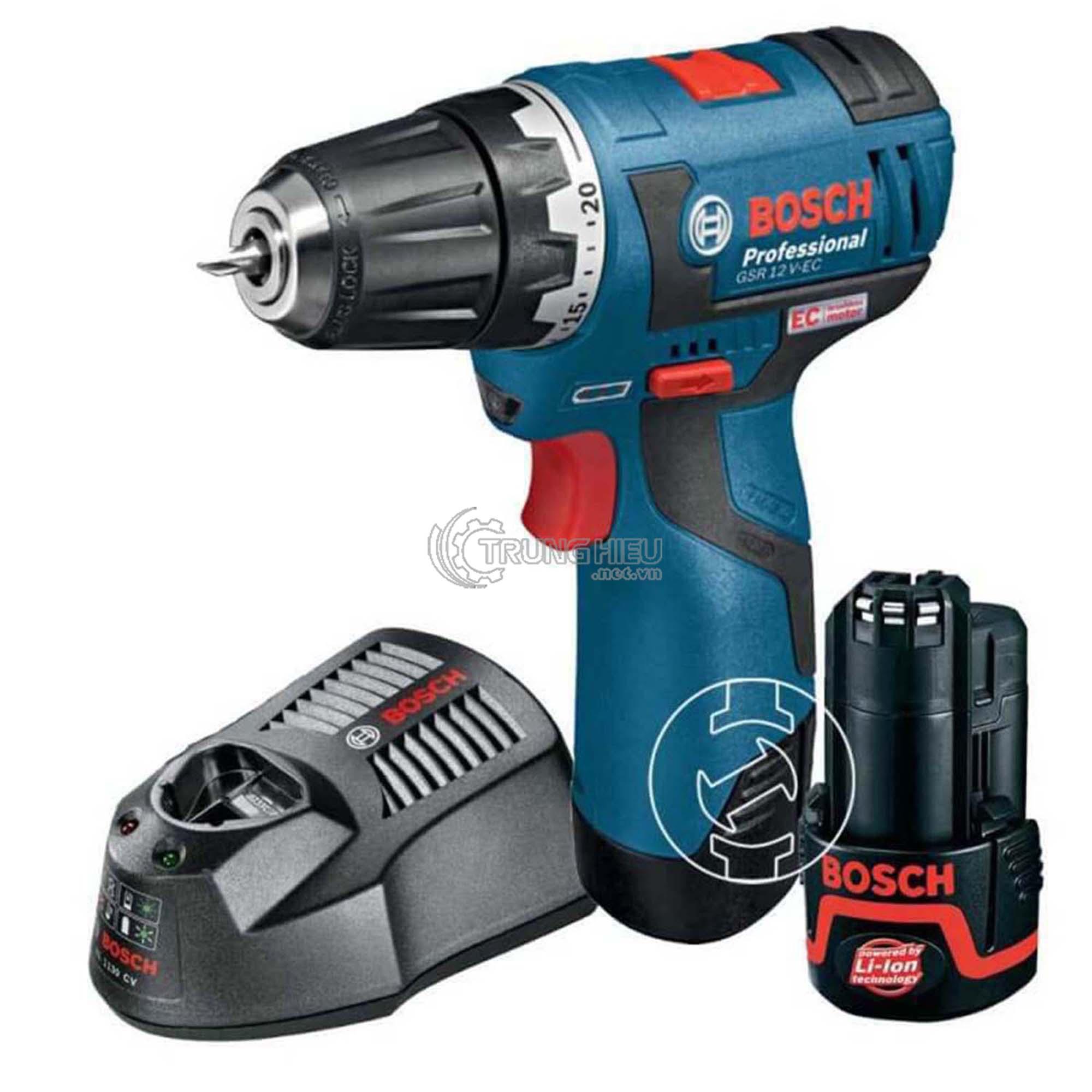 Máy Khoan Bắt Vít Dùng Pin Bosch GSR 12 V-EC