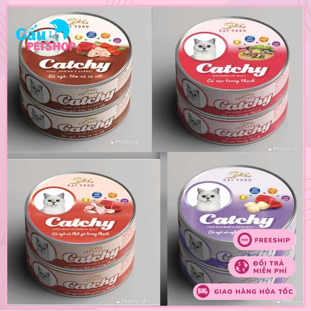 Pate mèo 5 Plus Catchy từ thịt cá ngừ 170g