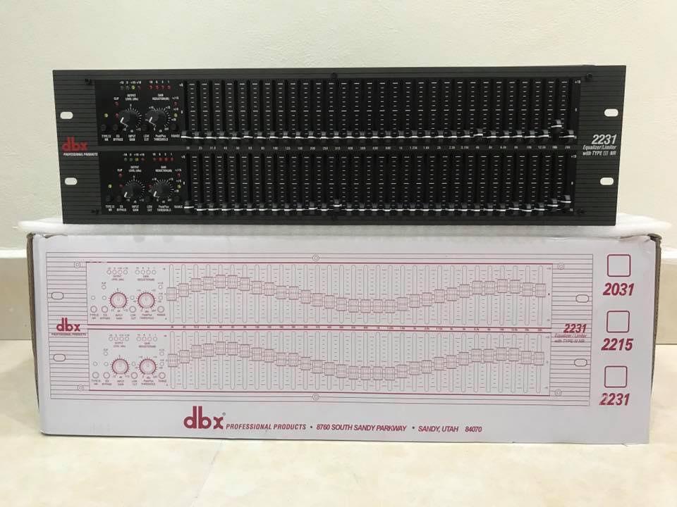[HCM]Lọc tiếng cao cấp DBX-2231- Dual 31-Band EQ New 2019
