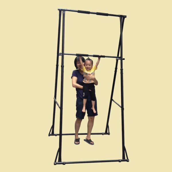 Xà đơn xếp Khánh Trình 2 tầng mã hàng KT1.HT – Dành cho cả người lớn và trẻ em (người tập cao từ 1m trở lên – nặng dưới 120kg)