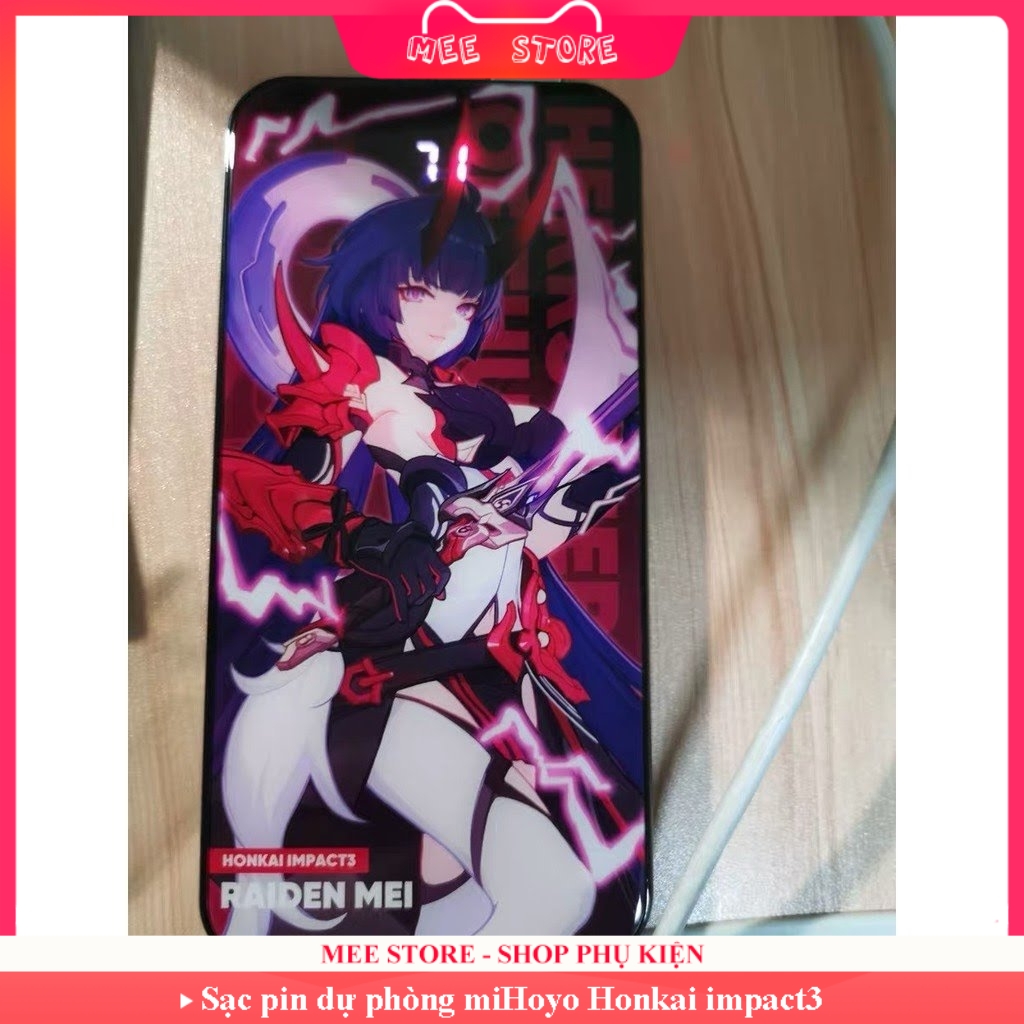 [miHoyo] Sạc dự phòng Honkai impact3 dung lượng 10.000mAh