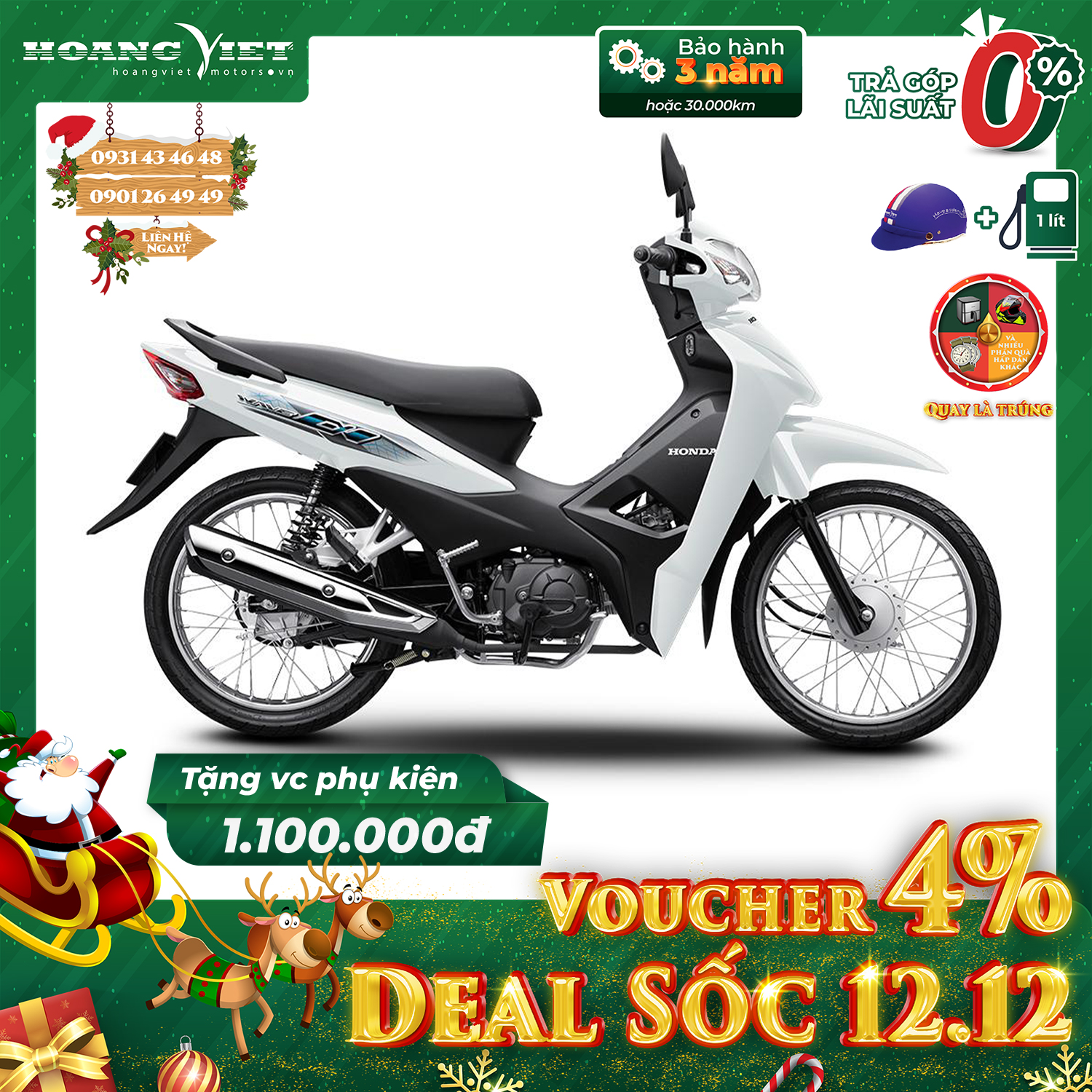 Xe Máy Honda Wave ALPHA phiên bản tiêu chuẩn 2024