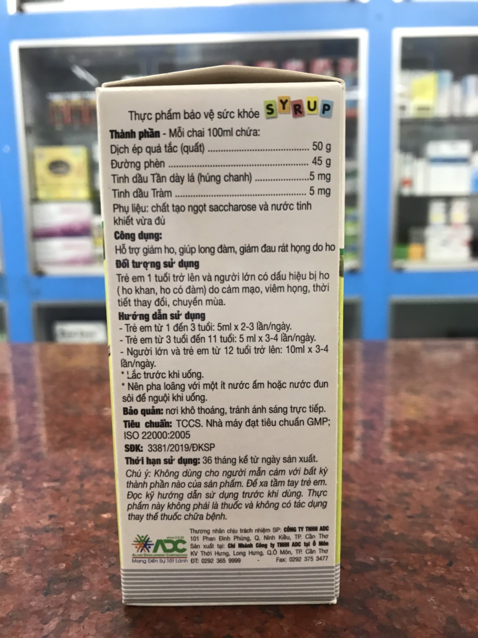Siro Ho Codatux Chai 100ml