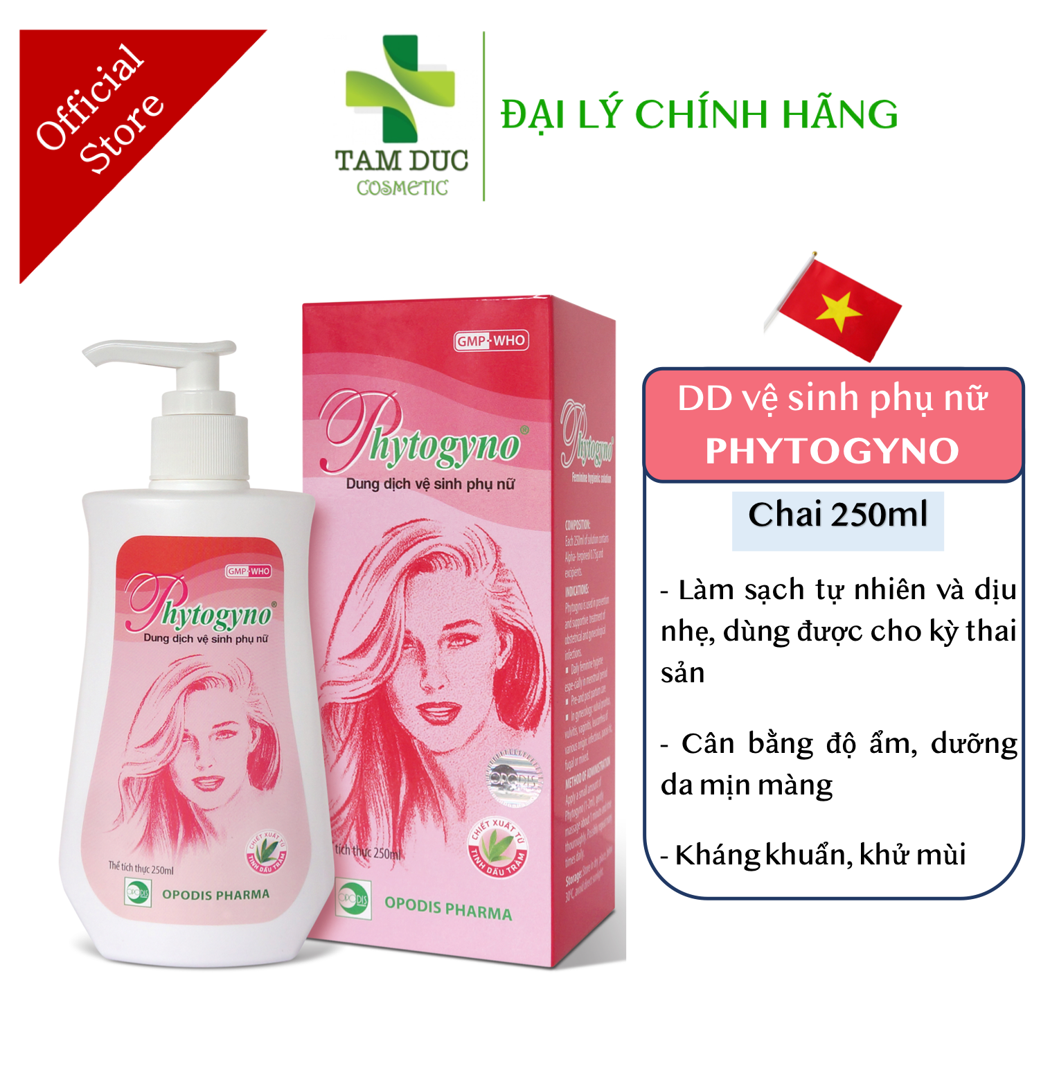 Dung Dịch Vệ Sinh Phụ Nữ Phytogyno 100ml 250ml