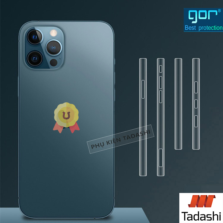 Dán Viền Iphone 14 Pro Max/ 14 Pro/ 14 Plus/ 14, IPhone 12/ 12 Pro/ 12 Pro Max, Iphone 13/ 13 Pro/ 13 Pro Max Dẻo Trong Suốt PPF Tránh Trầy Xước - Chính Hãng Gor
