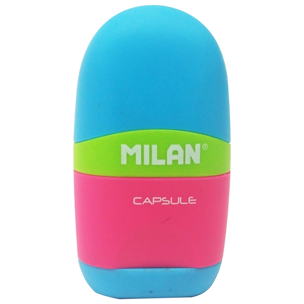 Gôm kèm chuốt chì - milan capsule mix - thân nhiều màu