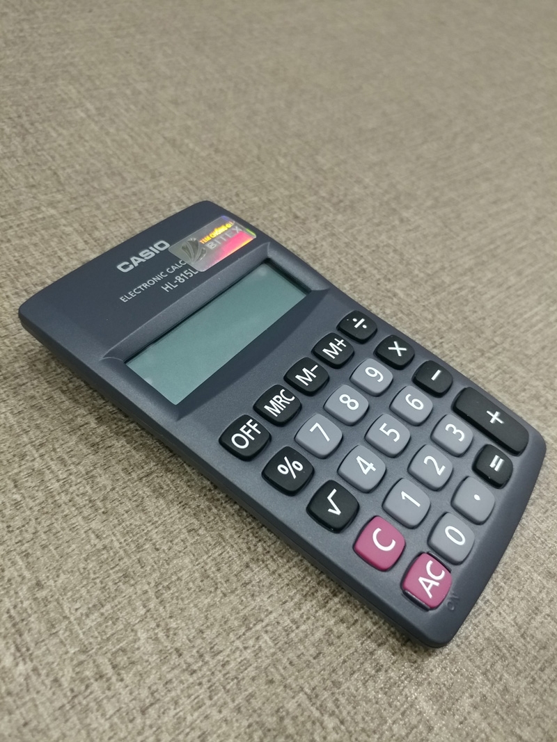 Fahasa - Máy Tính Casio HL - 815L - BK - W-DP