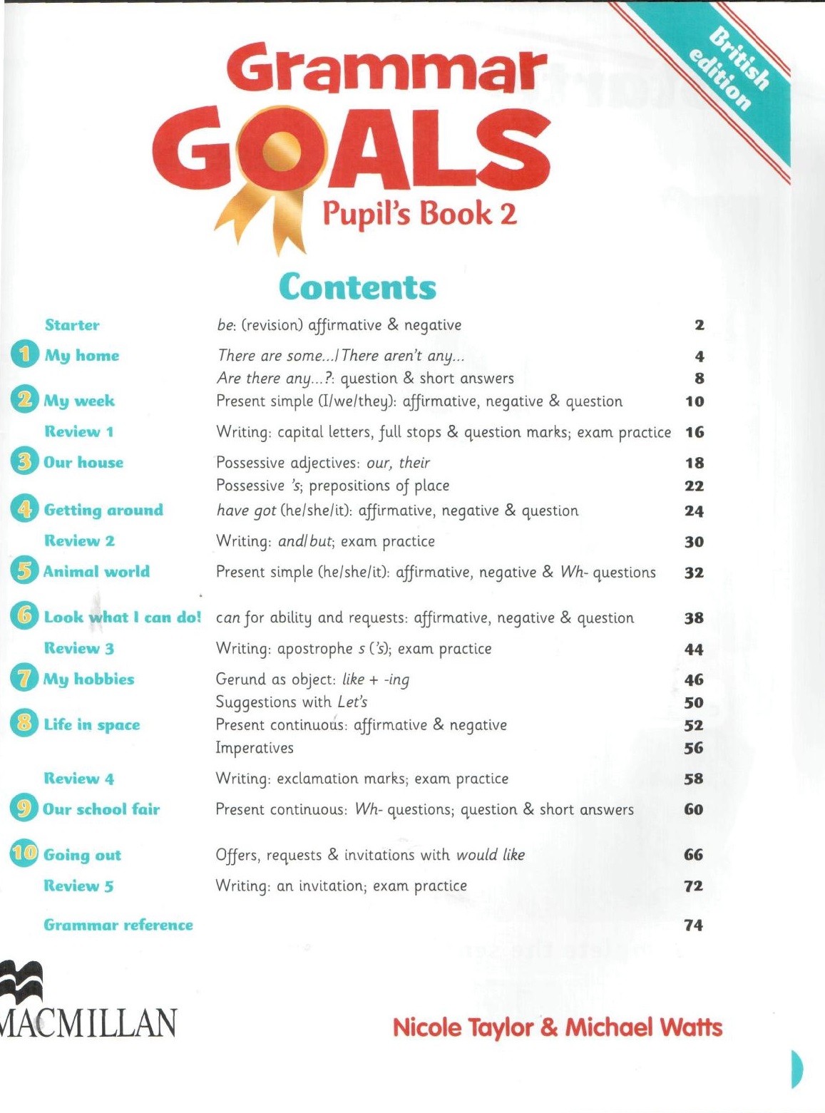 Grammar Goals. Level 2. Pupils Book (sách màu)