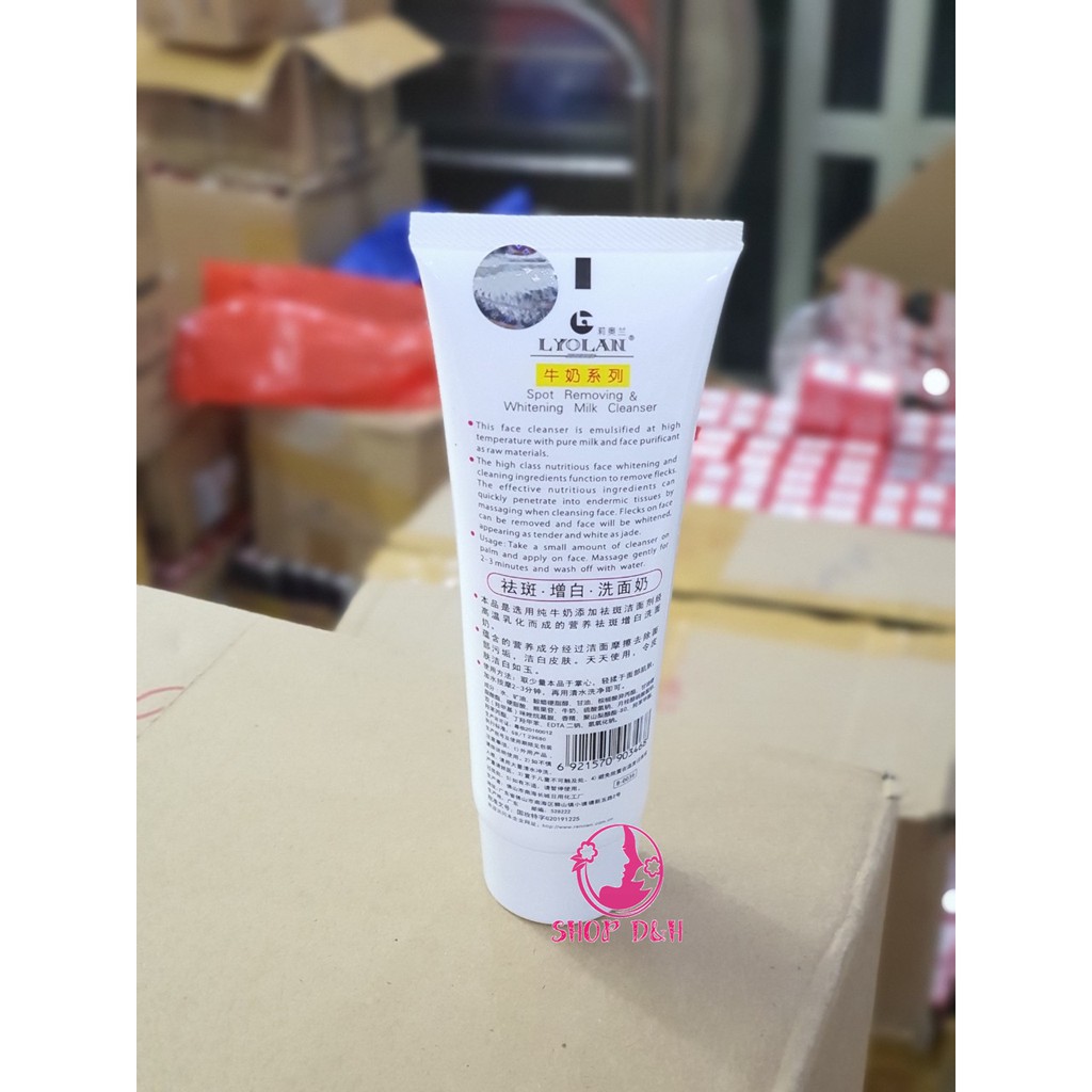 Sữa Rửa Mặt Lyolan 120G ( Dưa Leo + Sữa Bò)