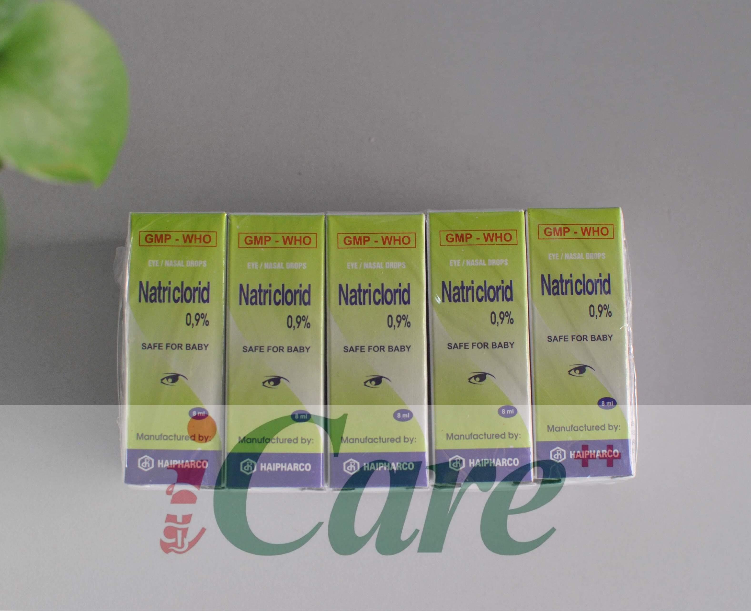 Muối nhỏ mắt mũi cho bé