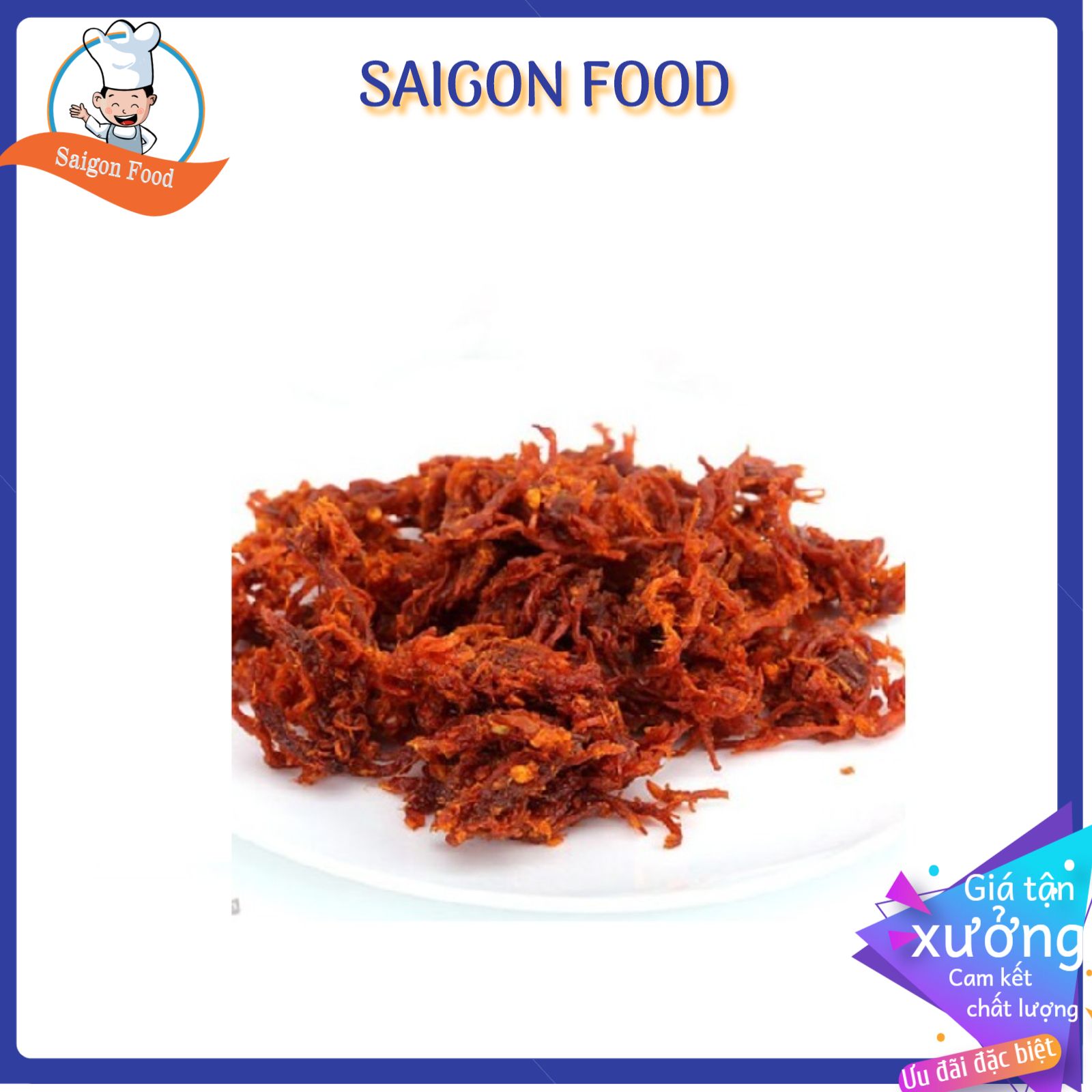 100gram thịt bò khô sợi thơm ngon (Khô heo giả bò)