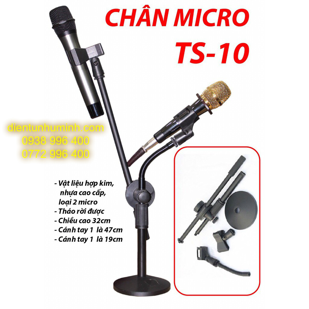 Chân micro để bàn ts-10