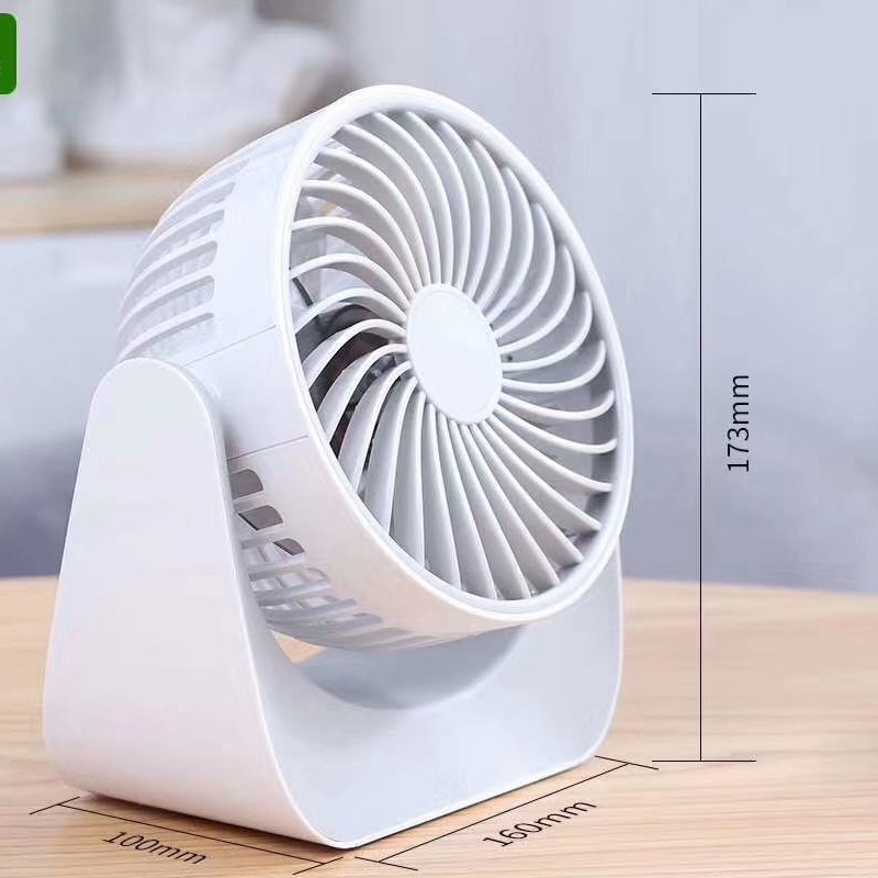 Quạt Tích Điện Mini Để Bàn Nhỏ Gọn