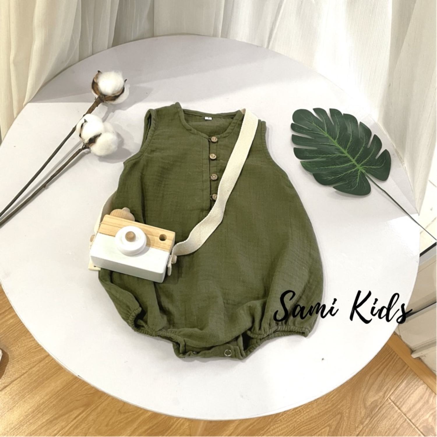 Body suit xô siêu thoáng cho bé