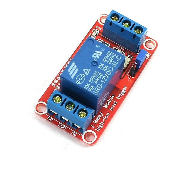 Module Relay Đơn, Rơ Le  5V-12V 10A