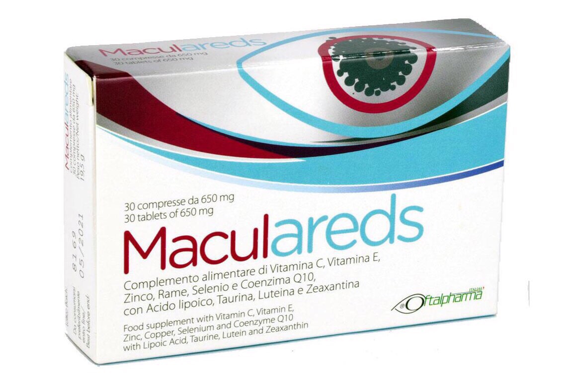 Maculareds 650mg Viên uống bổ mắt trẻ hoá thị lực (Hộp 30 viên)