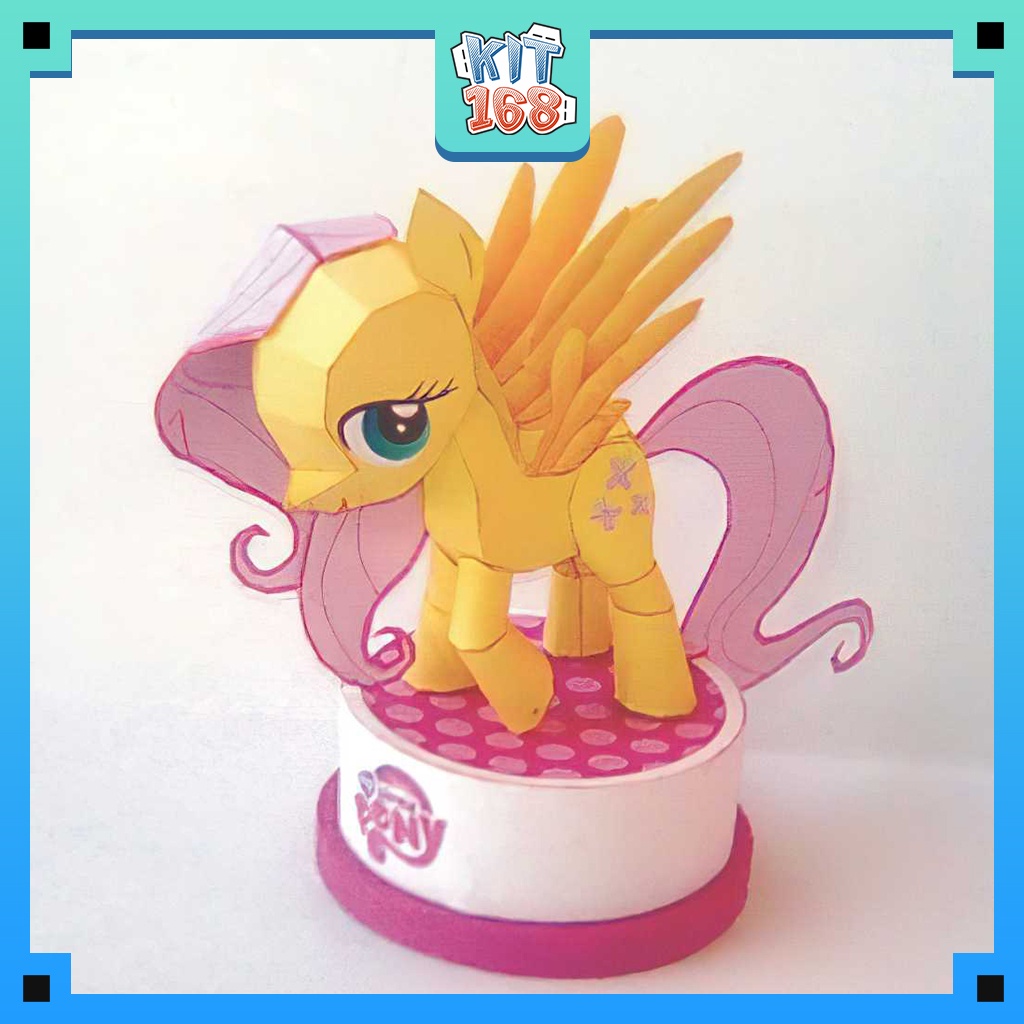 Mô hình giấy Anime Game Fluttershy - My Little Pony