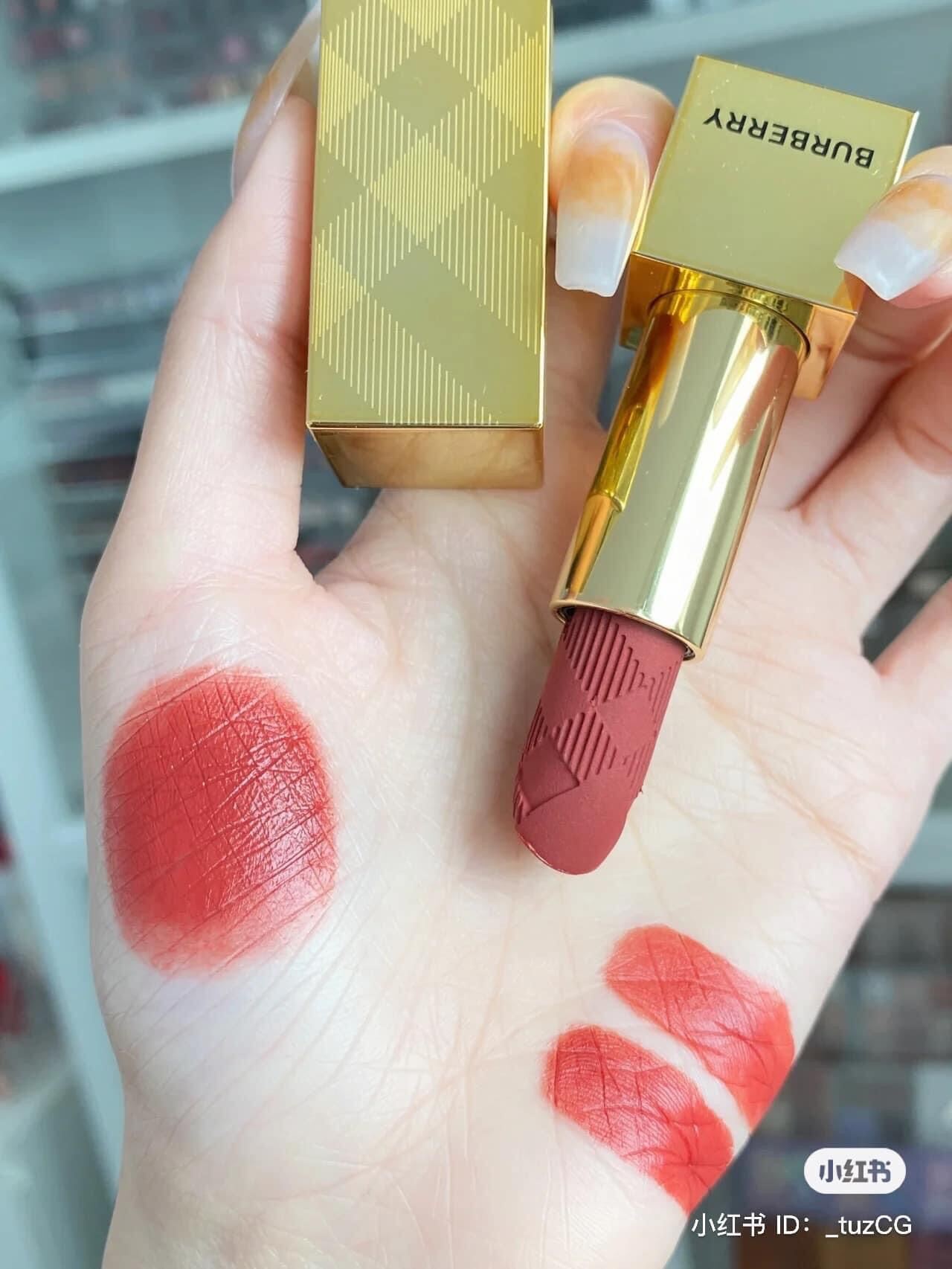 [FreeShip Max] - Son B*urberry No.93 russet (Đỏ đất) - Kiss cosmetics