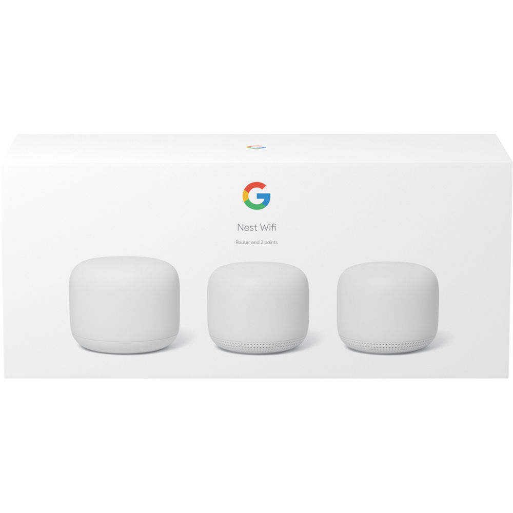 [Trả góp 0%]Bộ phát wifi google nest wifi router + 2 point