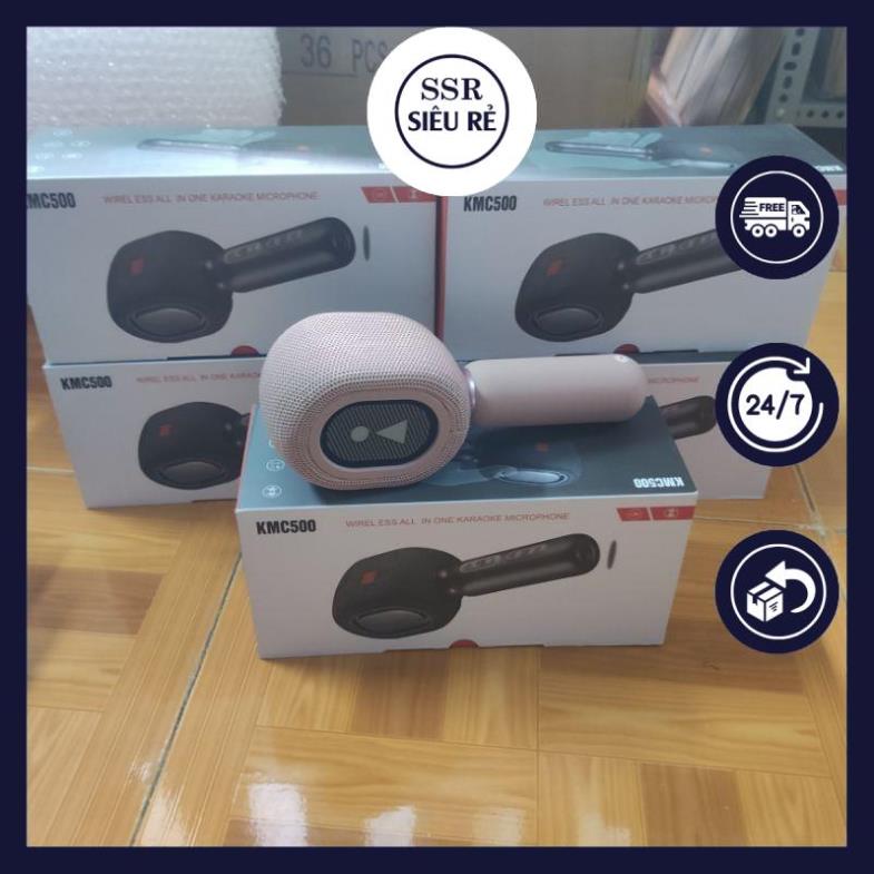 Mic Karaoke Bluetooth Cao Cấp Ssr Kmc500 - Loa Bluetooth Karaoke (215299)