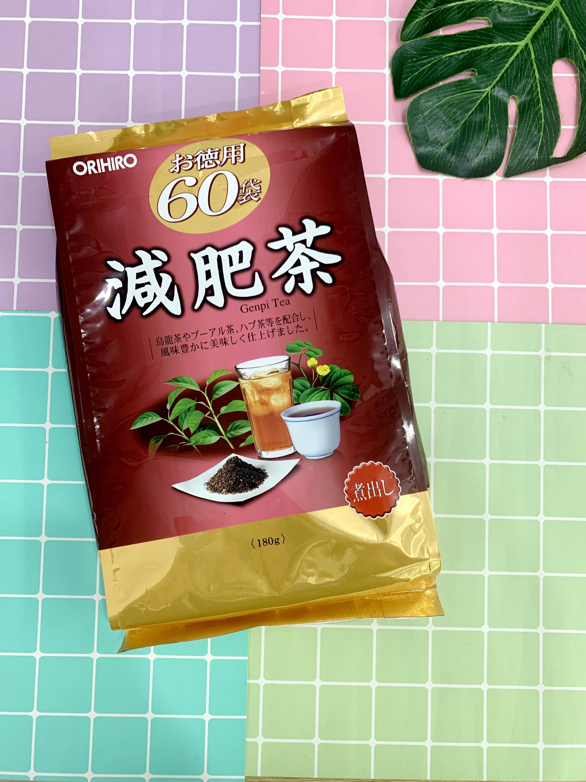 Trà Giảm Mỡ Bụng Genpi Tea #Orihiro [chính hãng Nhật Bản]