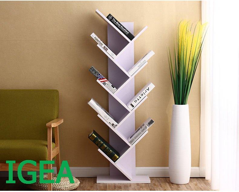 Kệ Sách Hình Cây GP03 HUCHU bằng gỗ mdf phủ min