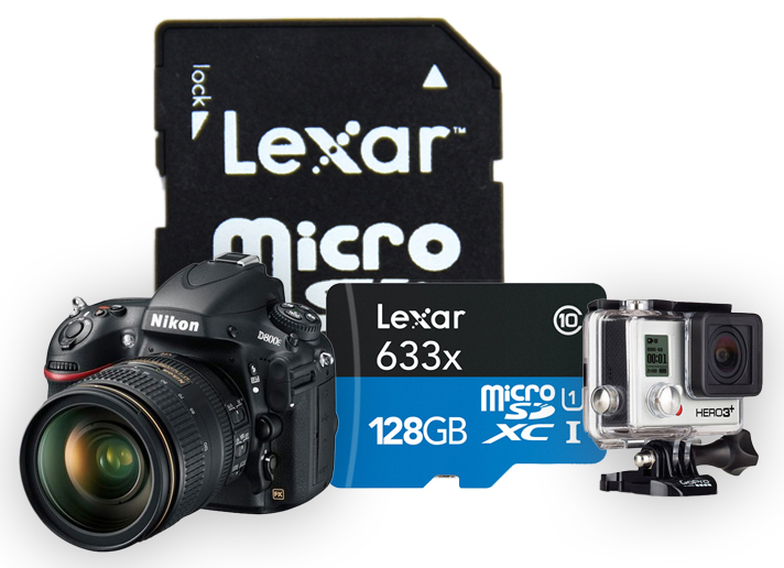 Thẻ nhớ Lexar 32GB,64GB,128GB Micro SD Class 10 tốc độ 100Mb/s