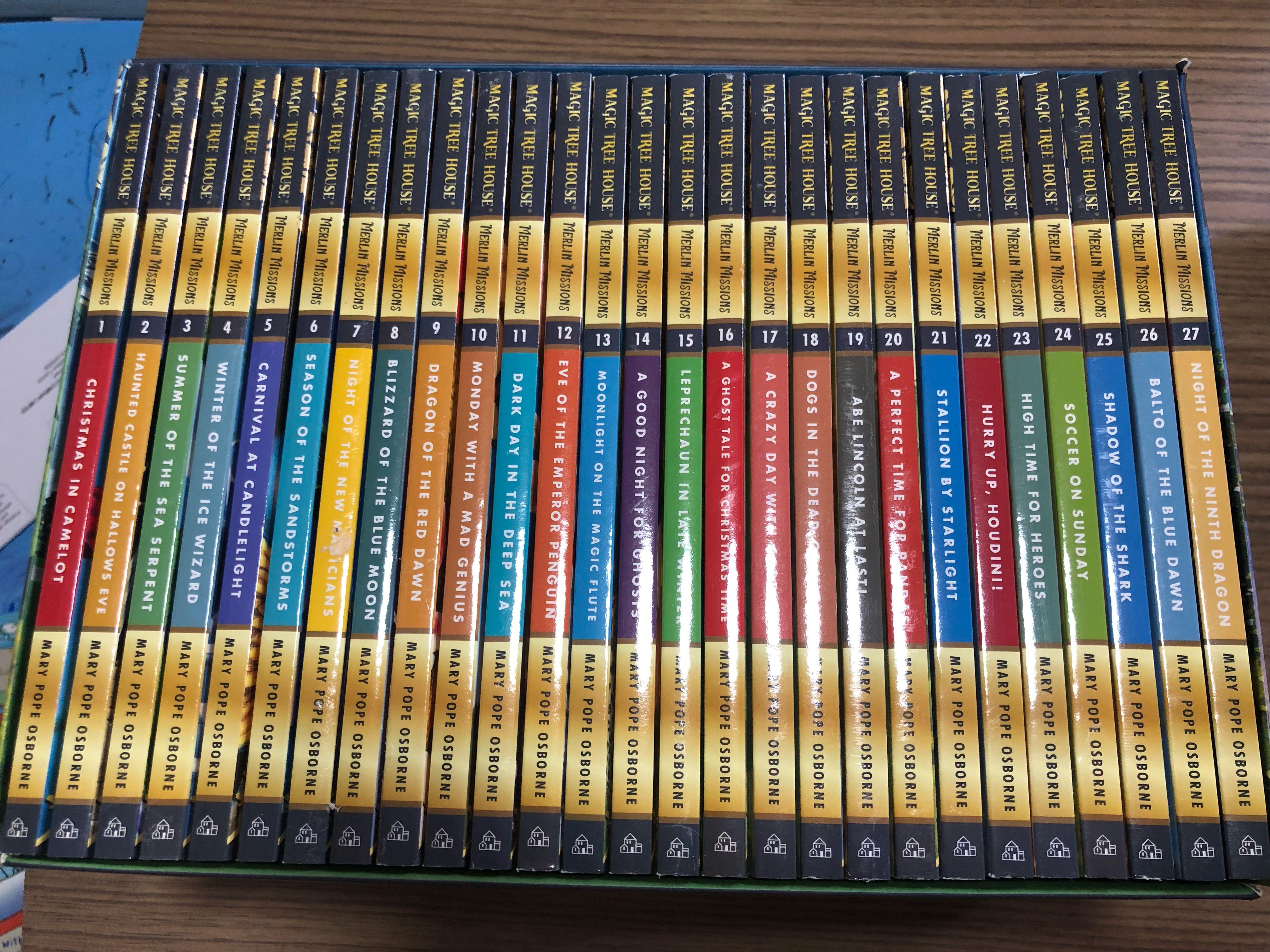 Magic Tree House Merlin Mission (1-27)  27q + File MP3 | Nhập Khẩu