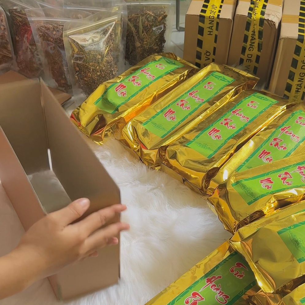 2 trà Hoàng Thảo Mộc gói 500G